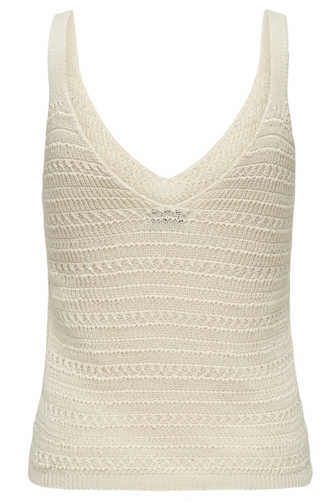 JDYTROPICA S/L V-NECK TOP KNT 15320721 BRICH